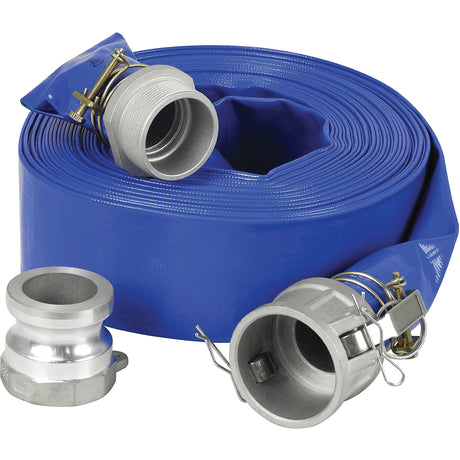 Lay-Flat Discharge Hose Kit for Water Pump, 2" x 600"