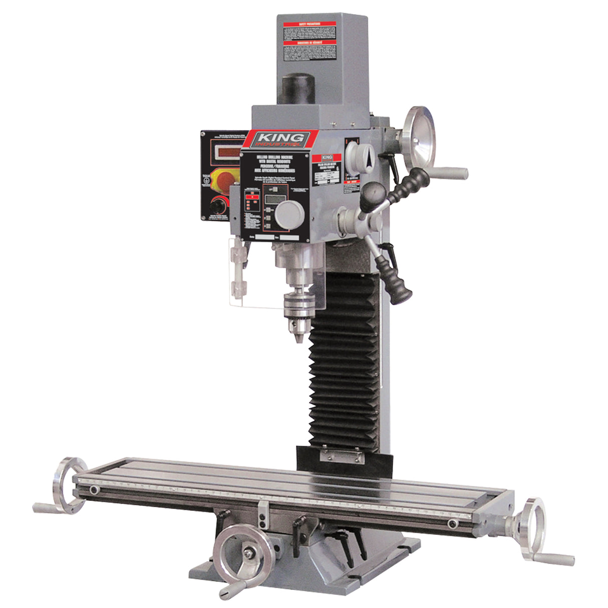 Milling Drilling Machine with Digital Readout, 2 Speeds, 5/8" Drilling Capacity