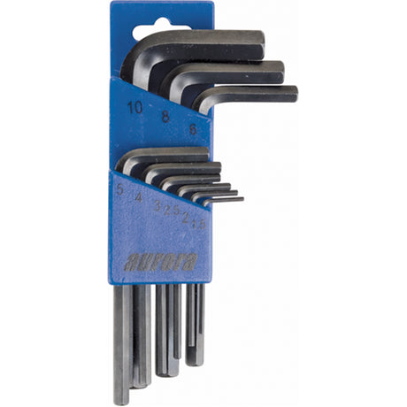 Hex Key Pouch Set, 9 Pcs., Metric