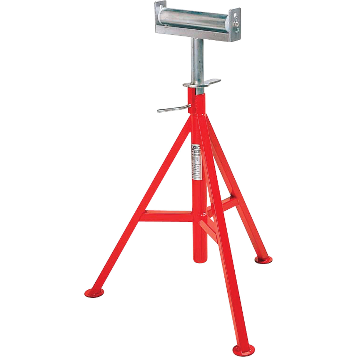 Conveyor Head Pipe Stand #CJ-99, 74-112 cm Height Adjustment, 12" Max. Pipe Capacity, 1000 lbs. Max. Weight Capacity