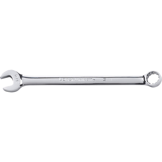 Long Pattern Combination Wrench, 12 Point, 3/4", Chrome/Polished Finish