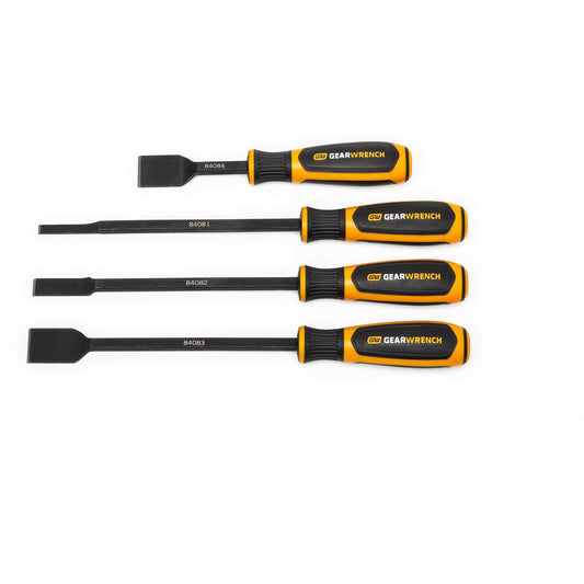 4-Piece Dual Material Wide Scraper Set