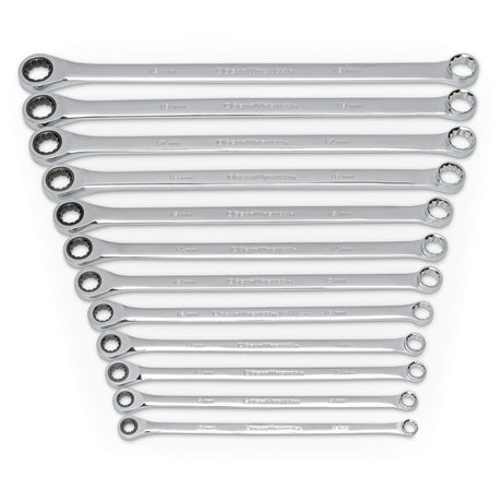 72-Tooth 12 Point XL GearBox™ Double Box Wrench Set, Ratcheting Box, 12 Pieces, Metric