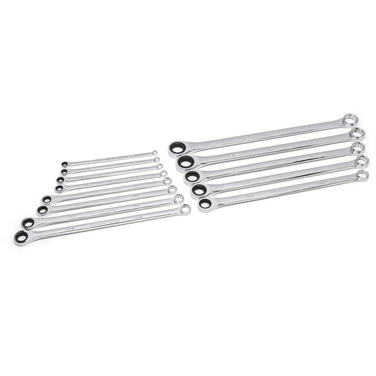 72-Tooth 12 Point XL GearBox™ Double Box SAE Wrench Set, Ratcheting Box, 13 Pieces, Imperial