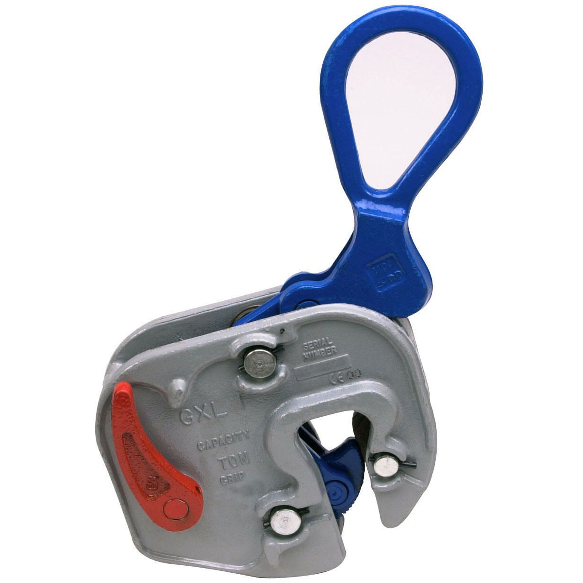 GXL Plate Clamp, 1000 lbs. (0.5 tons), 1/16" - 5/8" Jaw Opening