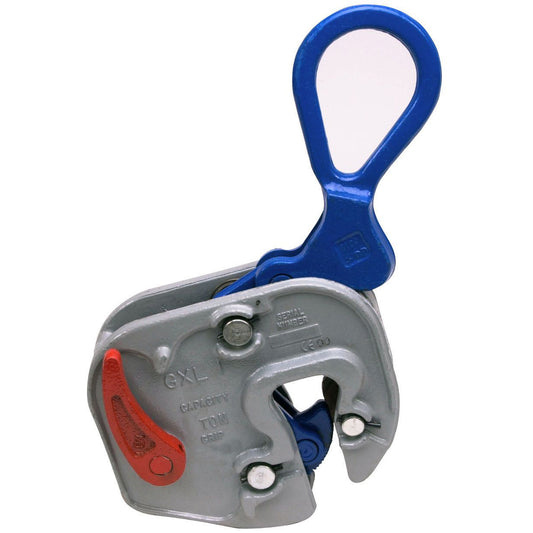 GXL Plate Clamp, 1000 lbs. (0.5 tons), 1/16" - 5/8" Jaw Opening