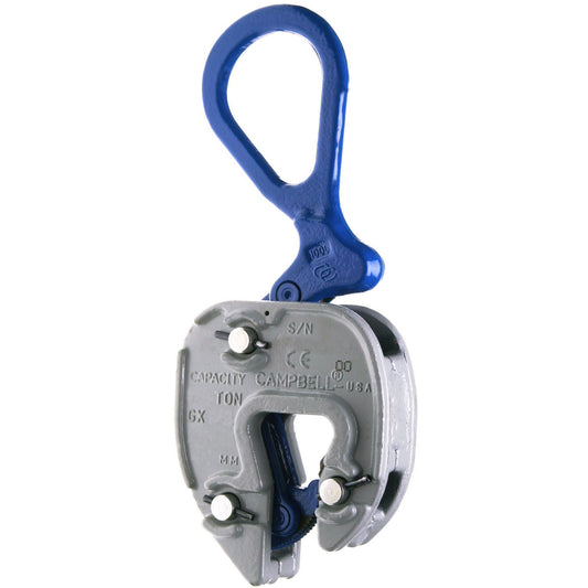 GX Plate Clamp, 2000 lbs. (1 tons), 3/4" - 1-3/8" Jaw Opening