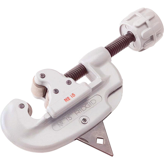 Screw Feed Tubing Cutter with Heavy-Duty Wheel No.15, 3/16-1-1/8" Capacity