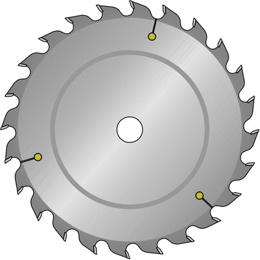 Industrial Saw Blade - Ripping, 10", 24 Teeth, Wood Use