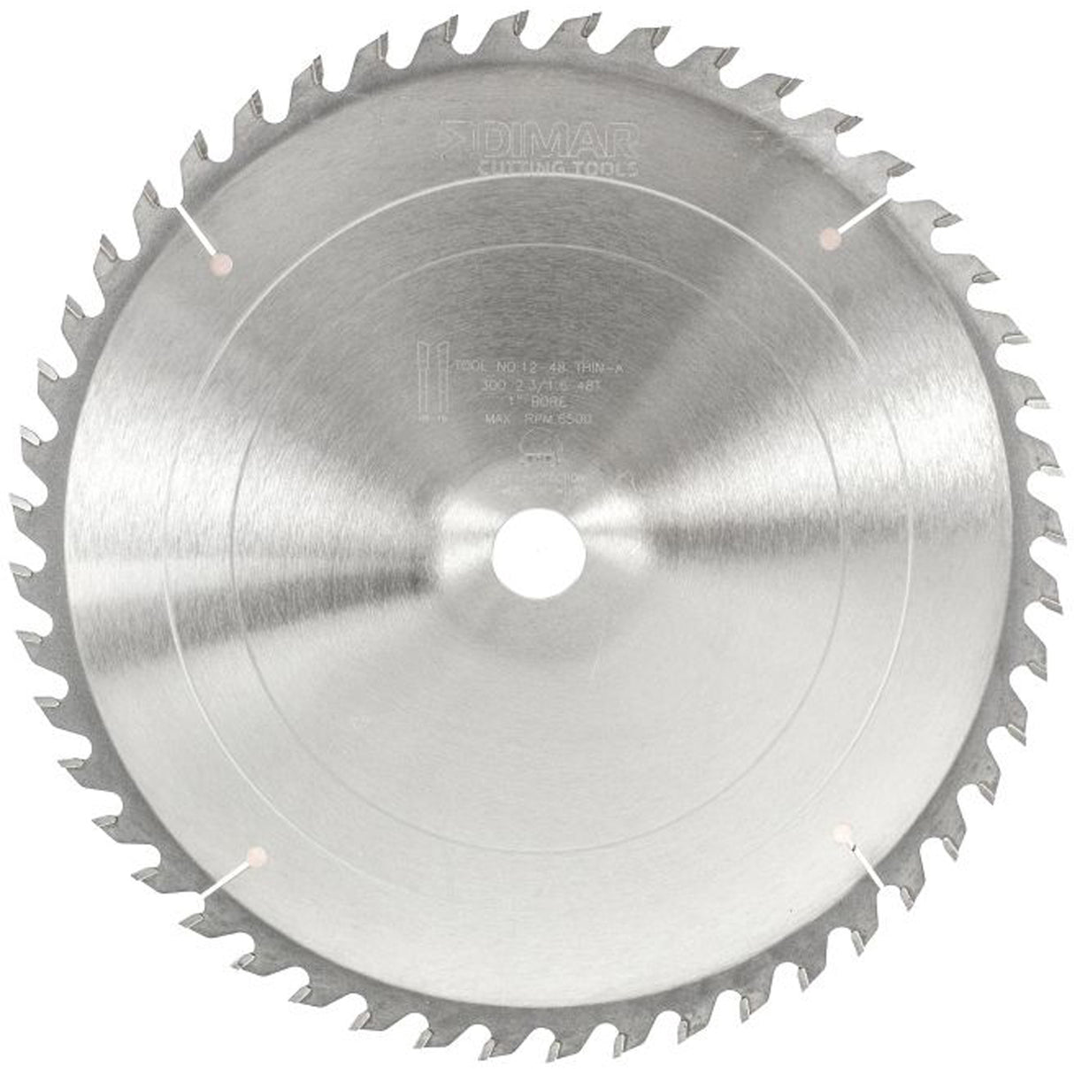 Industrial Saw Blade - Crosscut Thin Kerf, 12", 48 Teeth, Wood Use