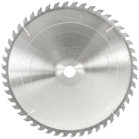Industrial Saw Blade - Crosscut Thin Kerf, 12", 48 Teeth, Wood Use