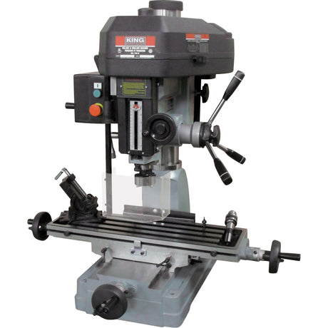 Milling Drilling Machines, 12 Speeds, 1-1/4" Drilling Capacity