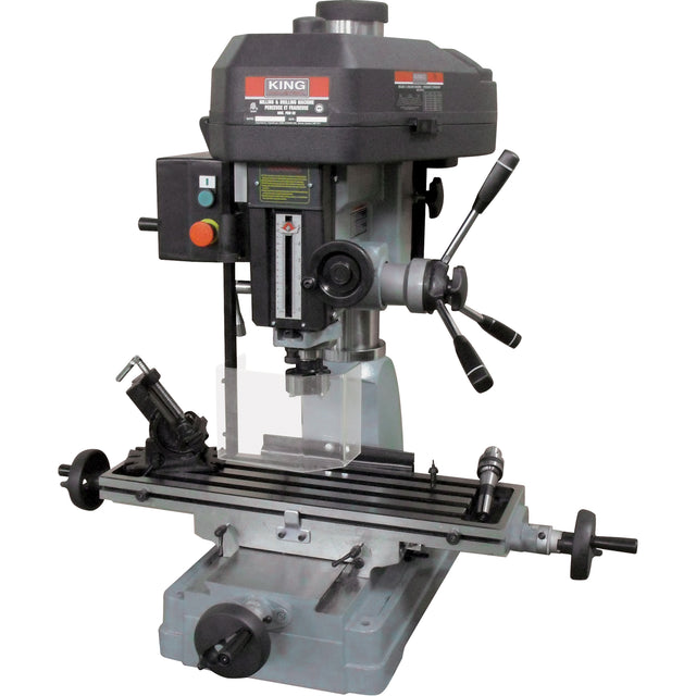 Milling Drilling Machines, 12 Speeds, 1-1/4" Drilling Capacity