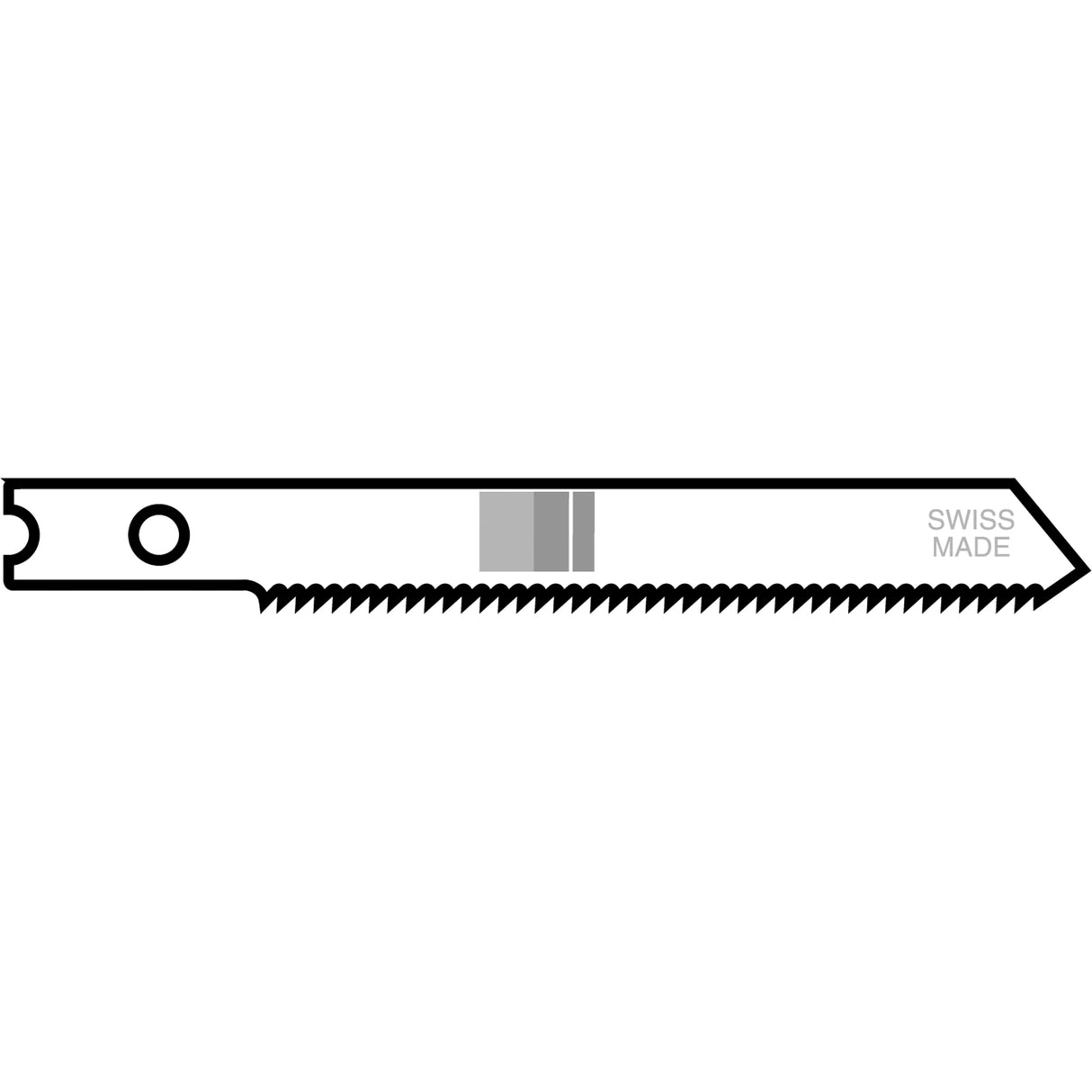 Jigsaw Blades, Bi-Metal, U-Shank, 2-3/4" L, 24 TPI