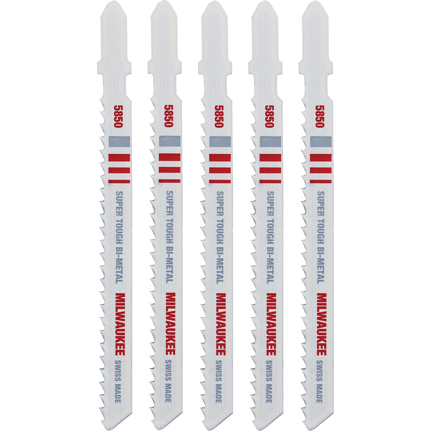 Jigsaw Blade, Bi-Metal, T-Shank, 4" L, 8 TPI
