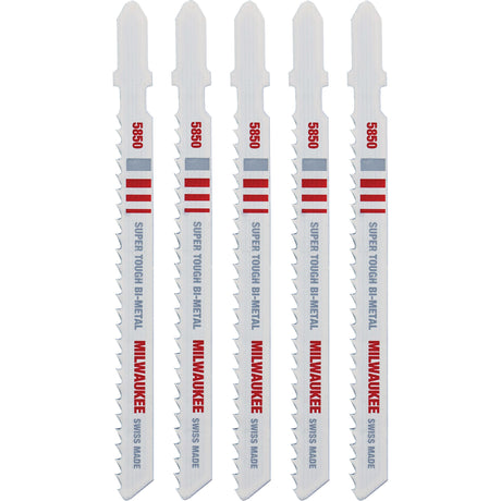Jigsaw Blade, Bi-Metal, T-Shank, 4" L, 8 TPI