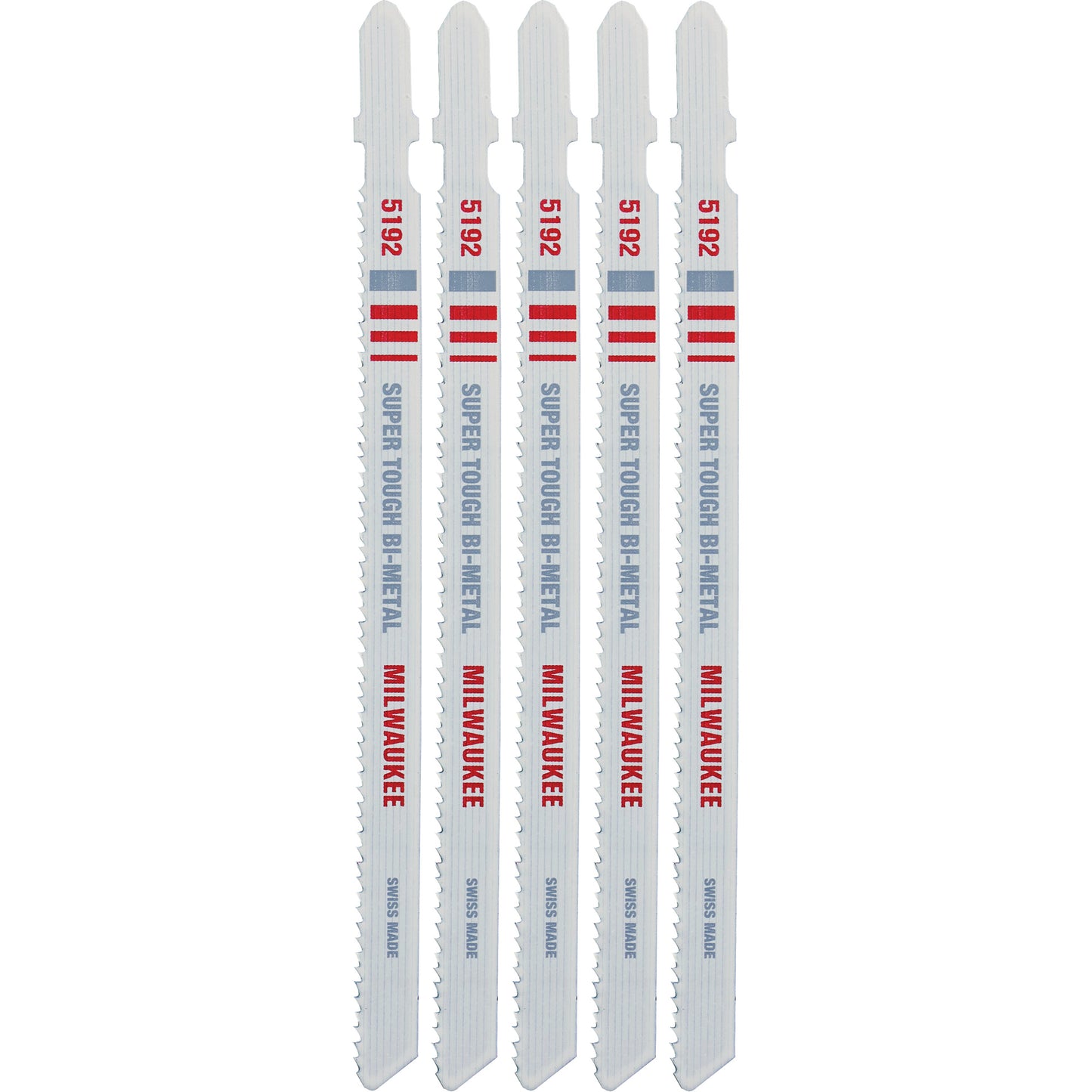 Jigsaw Blade, Bi-Metal, T-Shank, 5-1/4" L, 14 TPI
