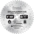 Industrial Saw Blade, 8", 58 Teeth, Non-Ferrous Use