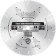 Industrial Saw Blade, 16", 114 Teeth, Non-Ferrous Use
