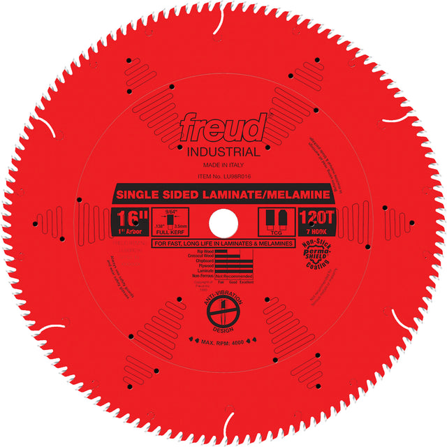 TCS Industrial Saw Blade - Chipboard, 16", 128 Teeth, Laminate Use