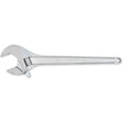 Adjustable Tapered Handle Wrench - Carded, 18" L, 2-1/16"/53 mm Max Width, Chrome/Polished