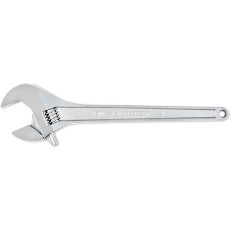 Adjustable Tapered Handle Wrench - Carded, 18" L, 2-1/16"/53 mm Max Width, Chrome/Polished