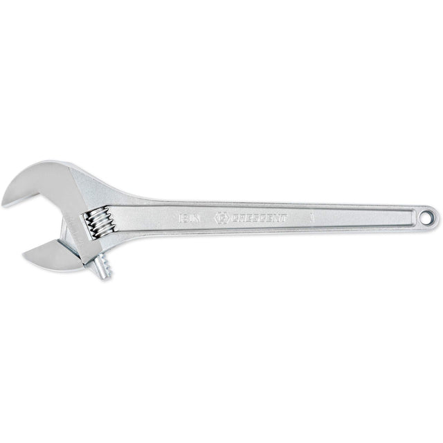 Adjustable Tapered Handle Wrench - Carded, 18" L, 2-1/16"/53 mm Max Width, Chrome/Polished