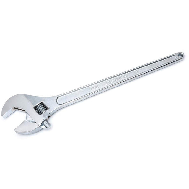 Adjustable Tapered Handle Wrench - Carded, 24" L, 2-7/16"/62 mm Max Width, Chrome/Polished
