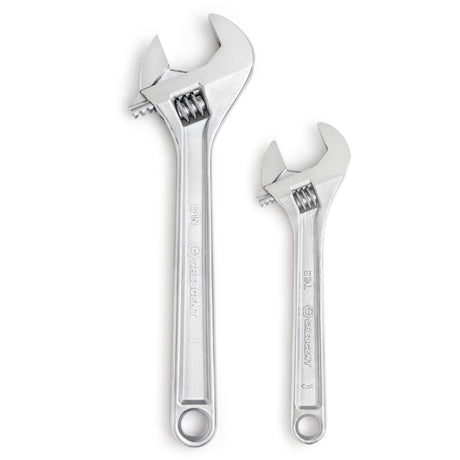 Wrench Set, Adjustable, 2 Pieces, Imperial and Metric