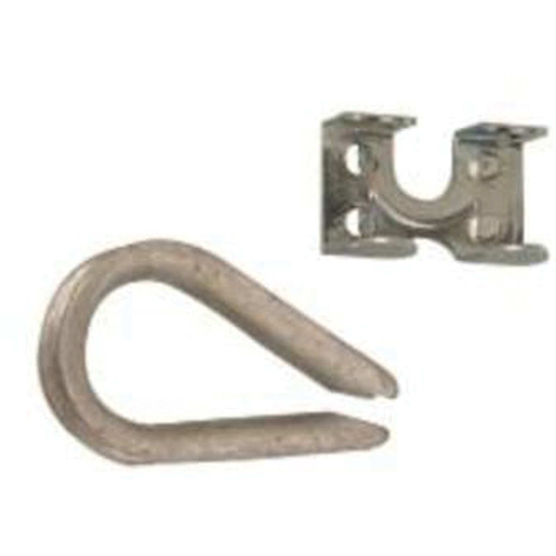 Wire Rope Thimble And Rope Clamp