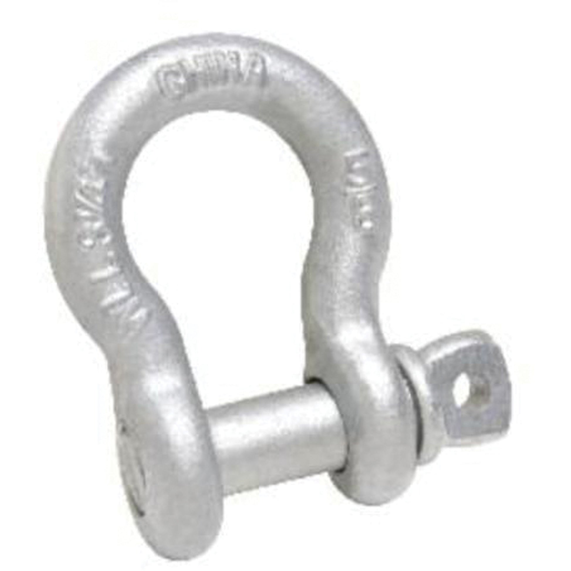 Anchor Shackle, 3/16", Screw Pin, Hot Dip Galvanized