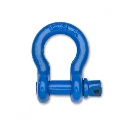 Farm Clevis Anchor Shackle, 7/8", Screw Pin, Coated