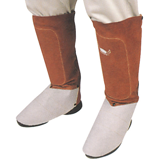 Weld-Mate Leather Spats, 6" L, Lava Brown™