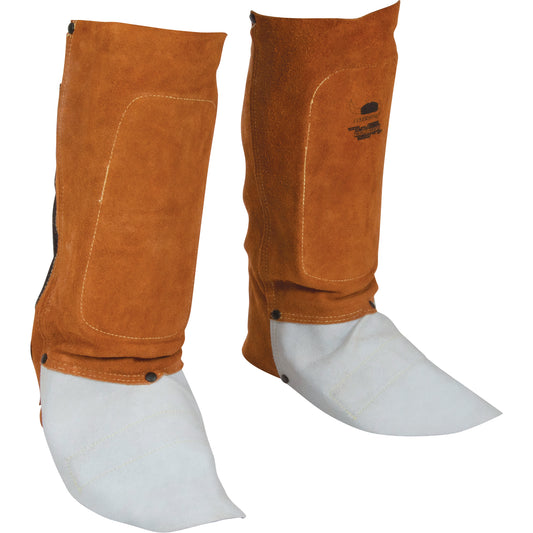 Weld-Mate Leather Spats, 14" L, Lava Brown™