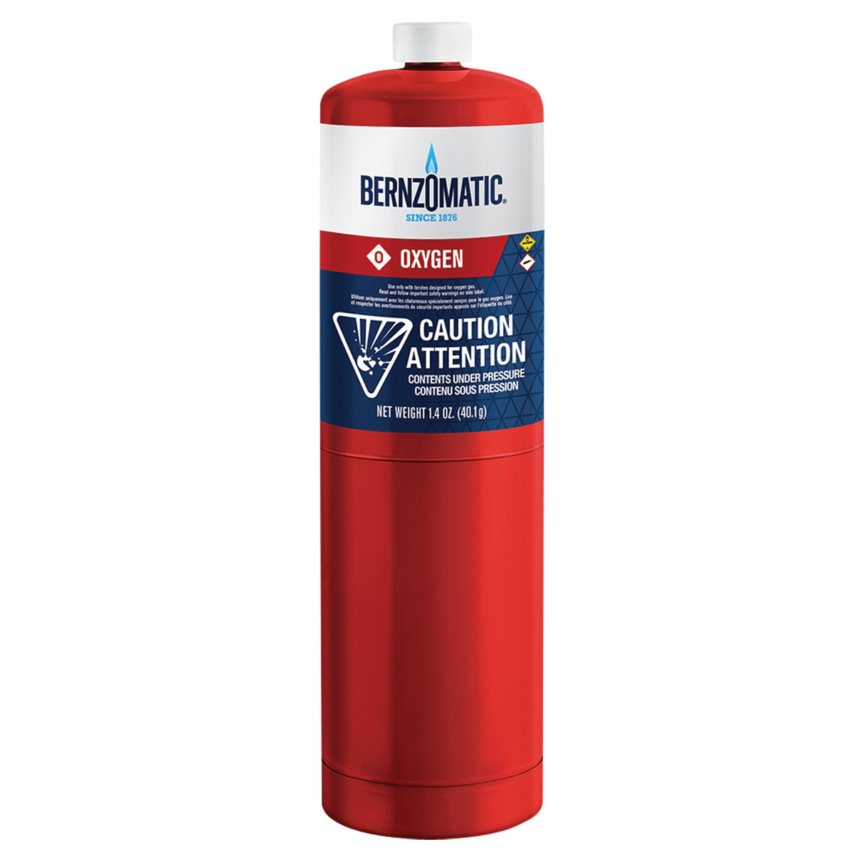 1.4-oz. Disposable Oxygen Cylinder, Oxygen