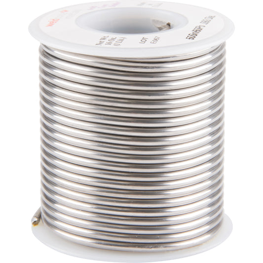Common Solder, Lead-Based, 50% Tin 50% Lead, Acid Core, 0.09375" Dia.