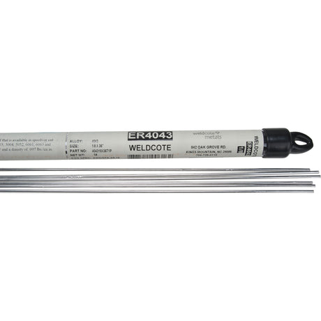 36" Cut Length TIG Rods, 1/8", Aluminum