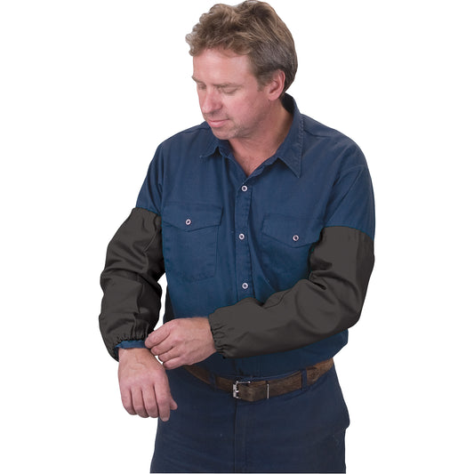 Weld-Mate Flame Retardant Sleeves, 23" L, Black