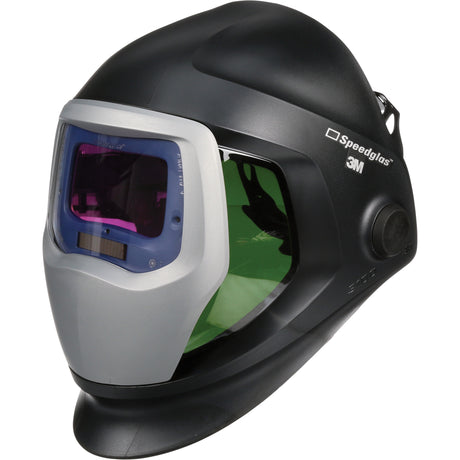 Speedglas™ 9100 Welding Helmet with 9100X Auto-Darkening Filter, 4.2" L x 2.1" W View Area, 5/8 - 13 Shade Range, Black