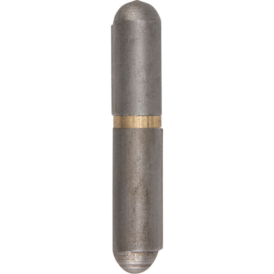 Weld-On Hinge, 0.315" Dia. x 1.575" L, Mild Steel w/Fixed Steel Pin