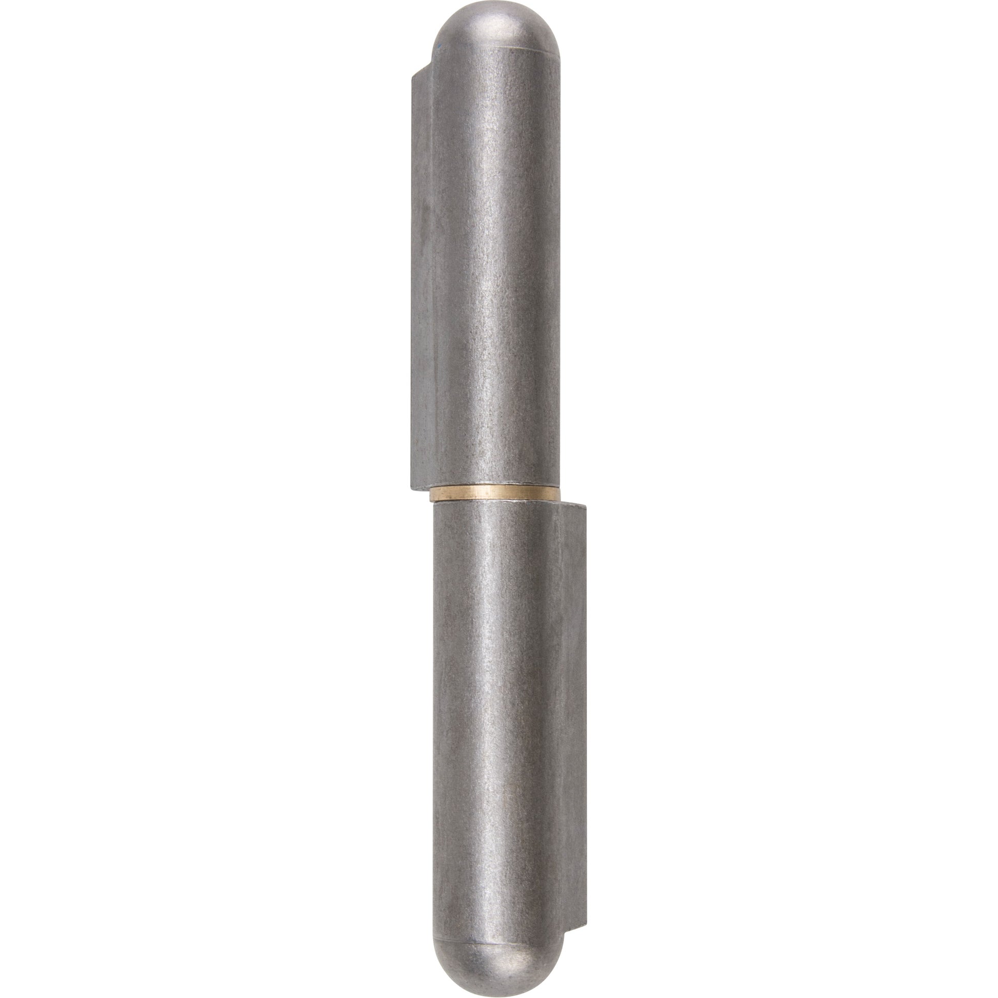 Weld-On Hinge, 0.787" Dia. x 5.906" L, Mild Steel w/Fixed Steel Pin
