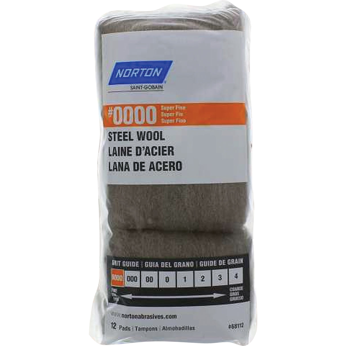 Steel Wool, Roll, Grade 0000