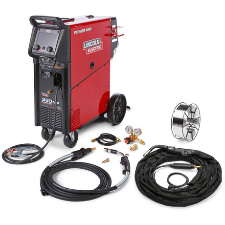 POWER MIG® 360MP Aluminum Front Trigger One-Pak® for Trailer & General Fabrication, 208 V/230 V/460 V/575 V, 1 Ph, 50/60 Hz