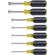 Cushion-Grip Nut Driver Set with 3" Shafts, 7, Non Magnetic, Imperial