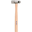 Ball Pein Hammer, 16 oz. Head Weight, Wood Handle