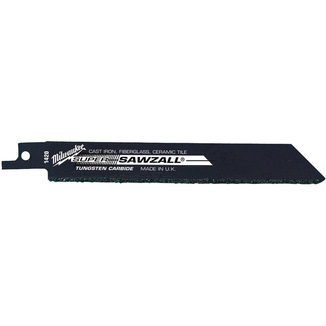 High Performance Super Sawzall® Blades, Carbide, 6" L x 3/4" W