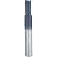 Freud Router Bit - Double Flute Straight Bit, 3/16" Dia., 5/8" H, 2" L, 1/4" Shank