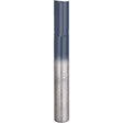 Freud Router Bit - Double Flute Straight Bit, 1/4" Dia., 3/8" H, 2" L, 1/4" Shank