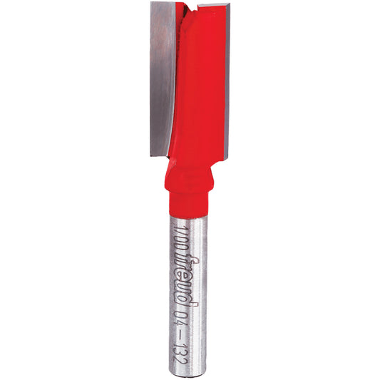 Freud Router Bit - Double Flute Straight Bit, 1/2" Dia., 1" H, 2-1/8" L