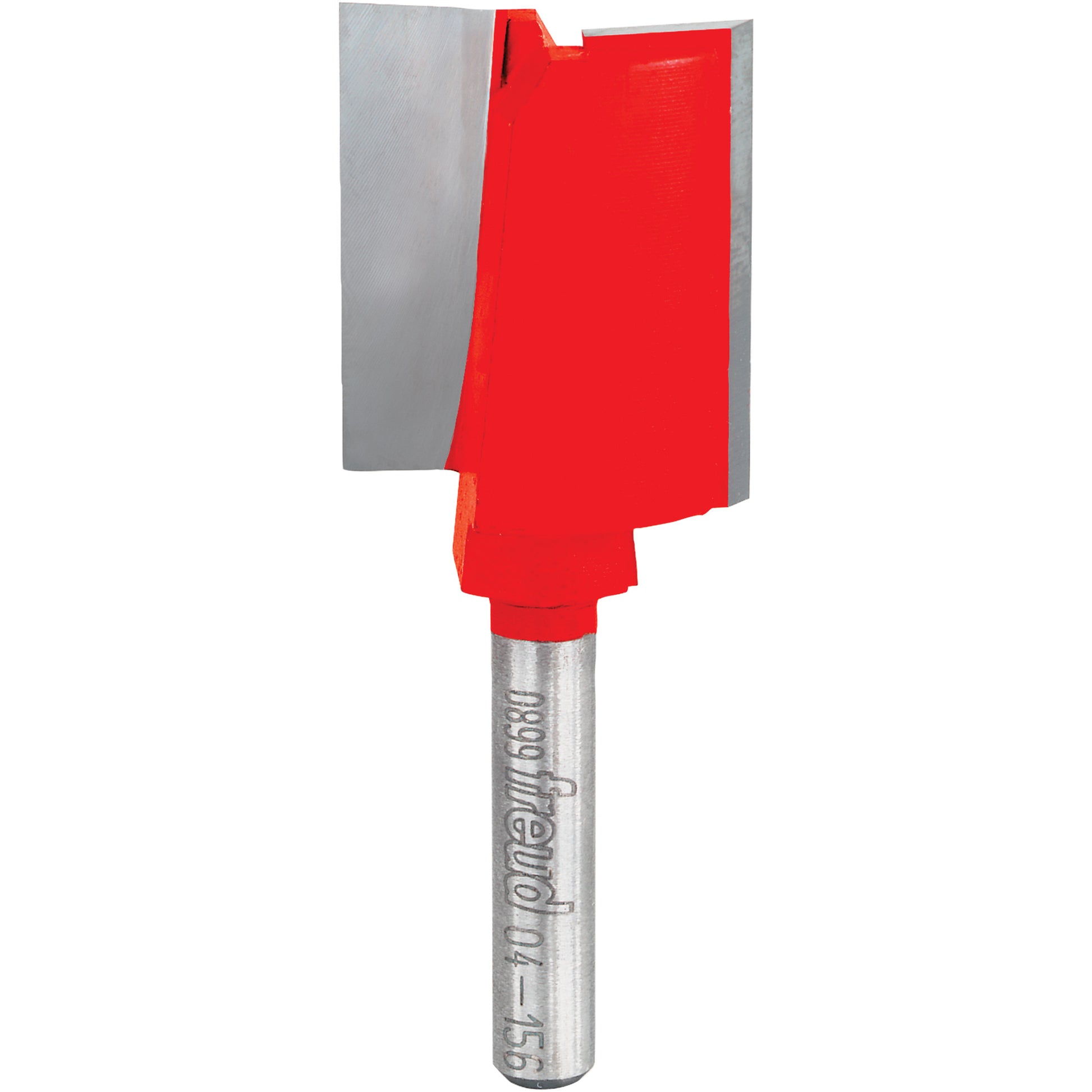 Freud Router Bit - Double Flute Straight Bit, 1" Dia., 3/4" H, 2-9/16" L, 1/4" Shank